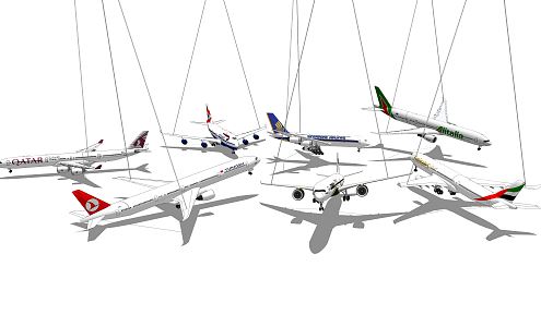 pendant aircraft 3d model