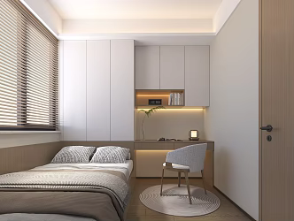 Tatami bedroom SU model 3d model