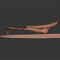 Copper Strapped Pink Flip Flops With Flower Design For Casual Summer Wear