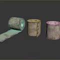 Medical Bandages Three Rolls With Unrolled Strip For First Aid Supplies
