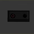 Sony Black Compact Computer Monitor With Screen Red Button And Blue Logo