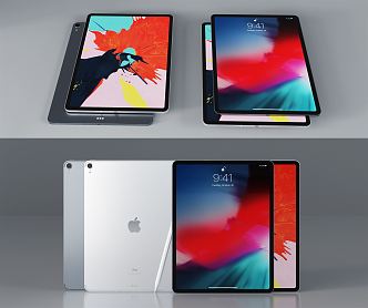 Modern Tablet Apple Tablet 3d model