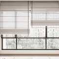 blinds venetian blinds roller blinds roman blinds 3d model