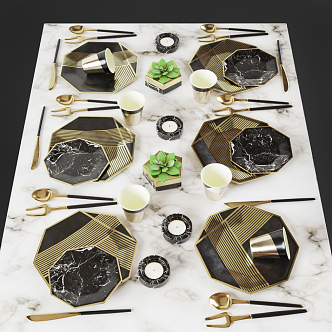 Tableware 3d model