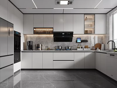 Modern Kitchen 3d model