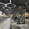 Modern Gym 3d model