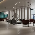 Elegant Modern Beauty Hair Salon With Luxury Interior Design And Decor