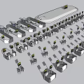 Modern security machine 3d model