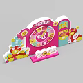 2025 Lunar New Year Interactive Zone With Fortune Wheel And Tiger Decorations