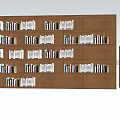 Large Brown Wooden Bookcase With Multiple Compartments Filled With White Books