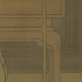 Ming-style ancient painting floor lamp 3d model