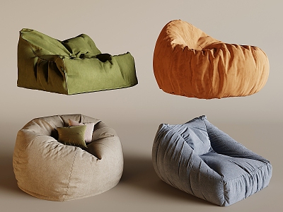 Lazy Sofa Bean Bag Sofa Sandbag Sofa Casual Sofa Single Sofa 3d model