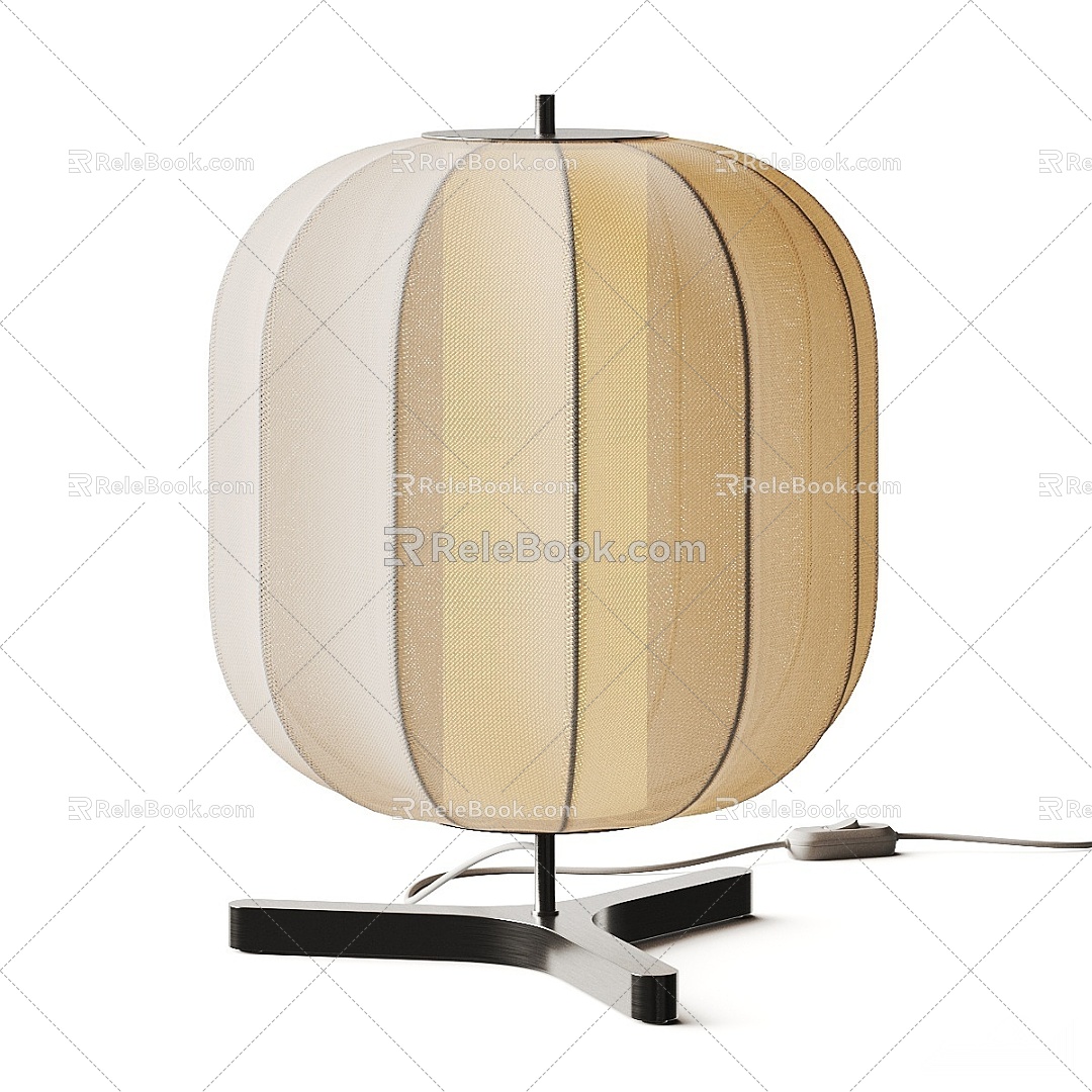 Table Lamp Simple Table Lamp Desktop Table Lamp Fabric Table Lamp 3d model