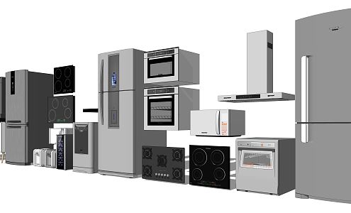 Modern Appliances Home Appliances Combination 3d model