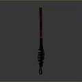Handcrafted Wooden Comb With Decorative Spiral Handle And Classic Design