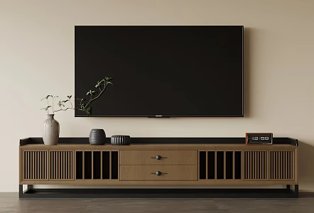 New Chinese TV Cabinet 3d model