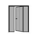 Modern single door 3d model
