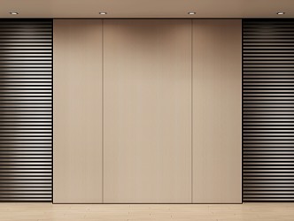 Modern sliding door 3d model