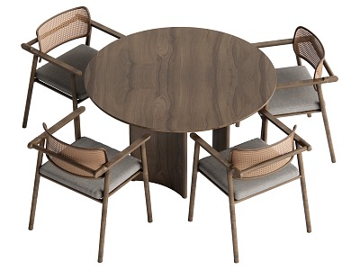 New Chinese Dining Table and Chair Combination model