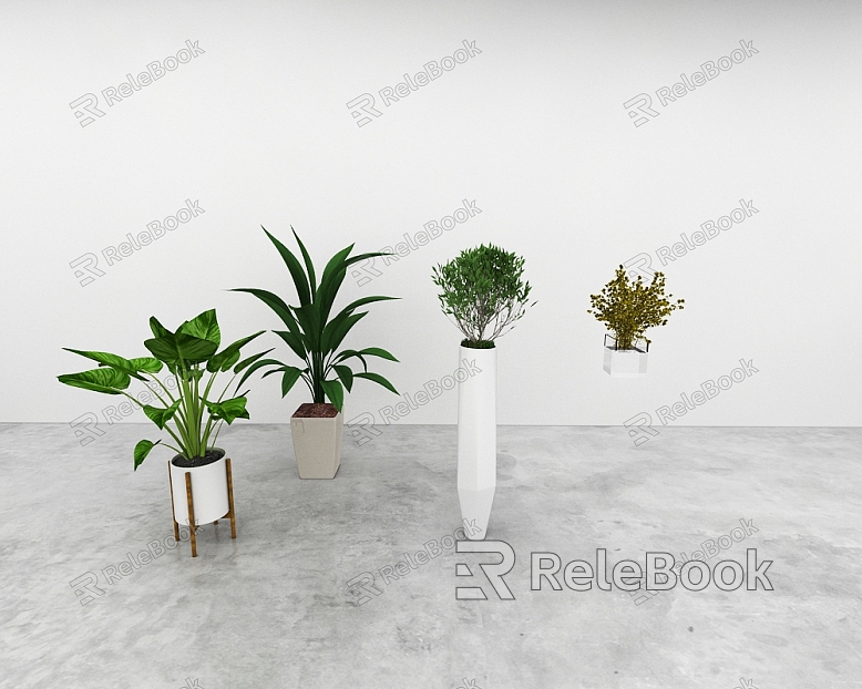 green plant model