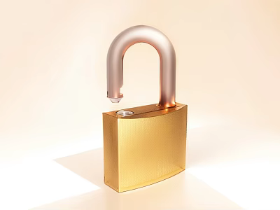 Contemporary Golden Silver Door Handle With Sleek Design On Light Background 3d model