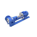 Industrial Centrifugal Pump With Motor And Steel Pump Body Base Mechanical Components