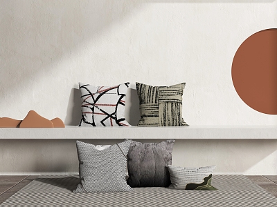 Pillow combination 3d model