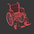 Modern Black Wheelchair With Blue Armrests Ergonomic Seat And Blue Rimmed Wheels
