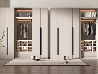 Modern wardrobe 3d model