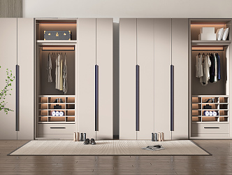 Modern wardrobe 3d model