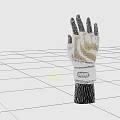 Fingerless Utility Glove With Breathable Mesh And Adjustable Wrist Strap