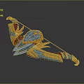 Crossbow Mechanical Crossbow Shift Bow and Arrow Shoot Far Equipment Weapons High-tech Crossbow 3d model