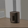 Modern Nightstand Design With Round Top One Drawer And Sleek Minimalist Style