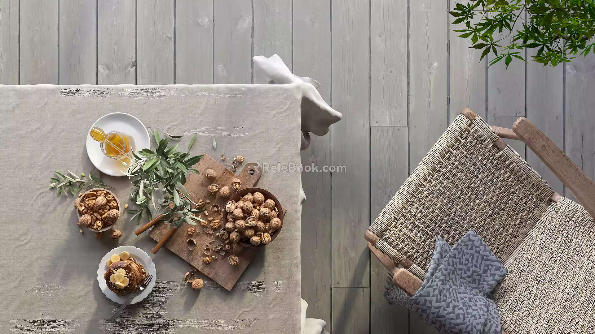Modern Food Exercises 3d model