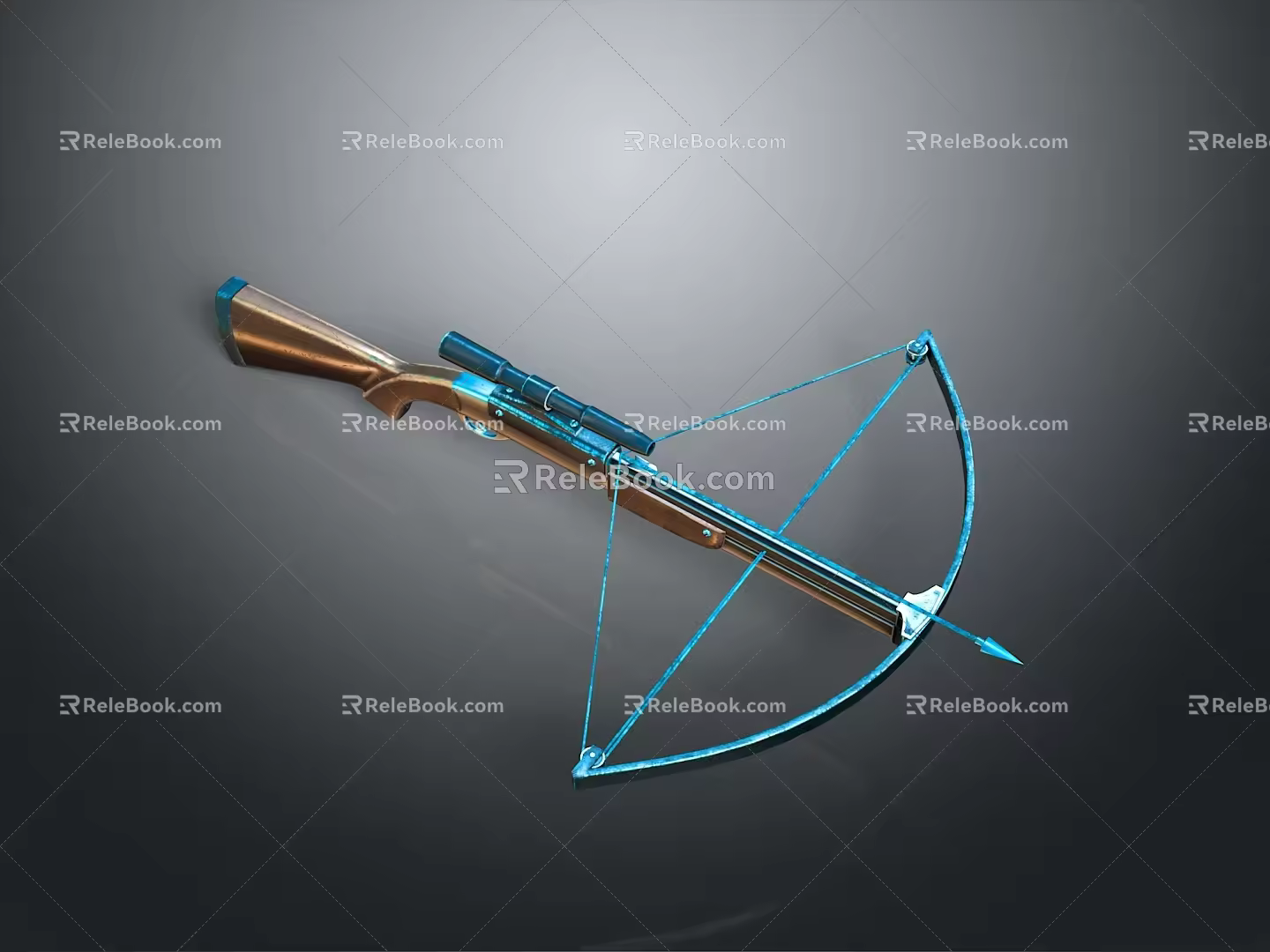 Crossbow Crossbow Crossbow Crossbow Mechanical Crossbow Shift Bow and Arrow Shoot Far Equipment Weapons High-tech Crossbow 3d model