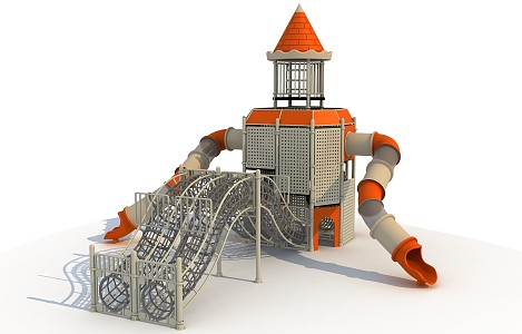 Modern slide robot slide 3d model