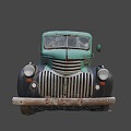 Classic Pickup Truck 3d model