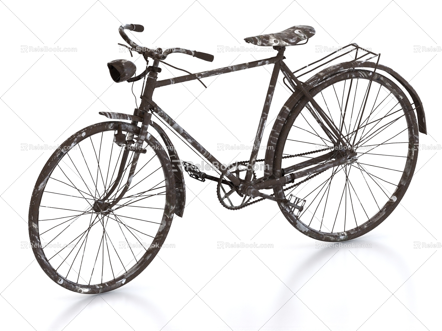 Old Bicycle Rusty Bicycle Old Bicycle Abandoned Bicycle 3d model