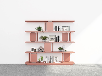 Bookshelf Ornaments Bookshelf Decorative Storage Rack Decorative Rack Bookshelf Shelf model