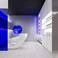 Modern Barber Shop 3d model
