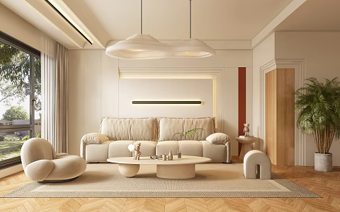 The Silent Living Room 3d model