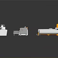Various Colored Furniture Models Including Beds Sofas And Cabinets Arranged In