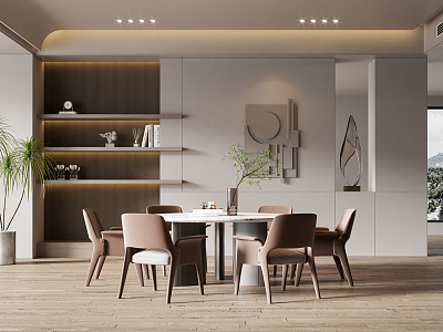 Modern Restaurant 3d model