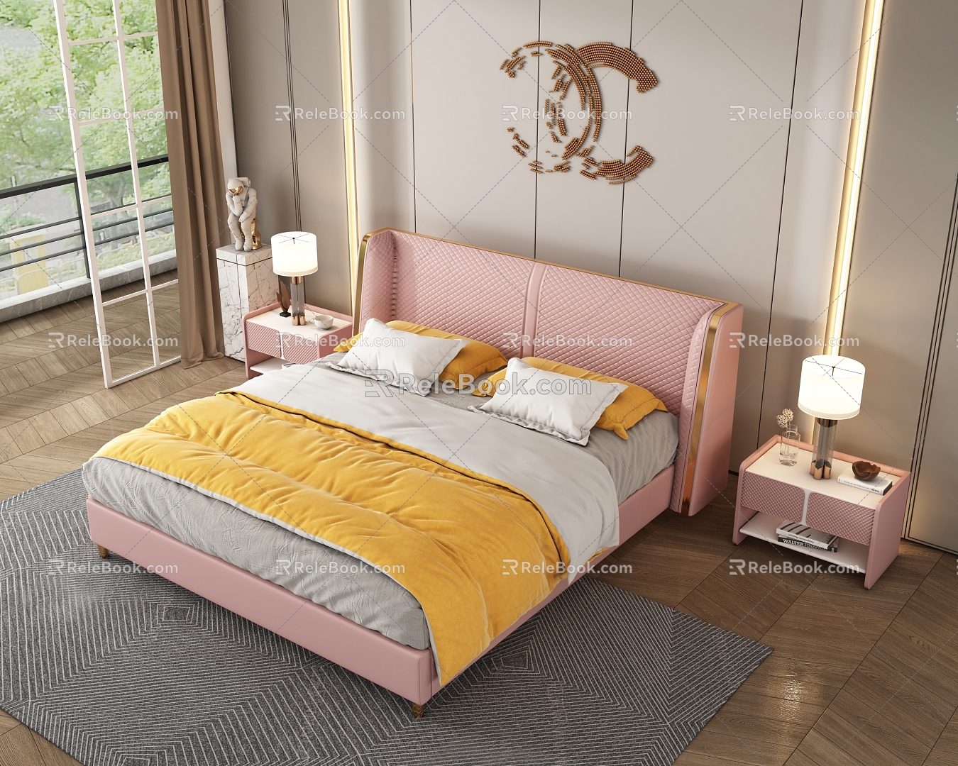 Modern Bedroom 3d model