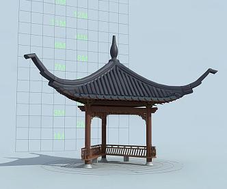 Ancient Pavilion of Chinese-style Ancient Architecture 3d model