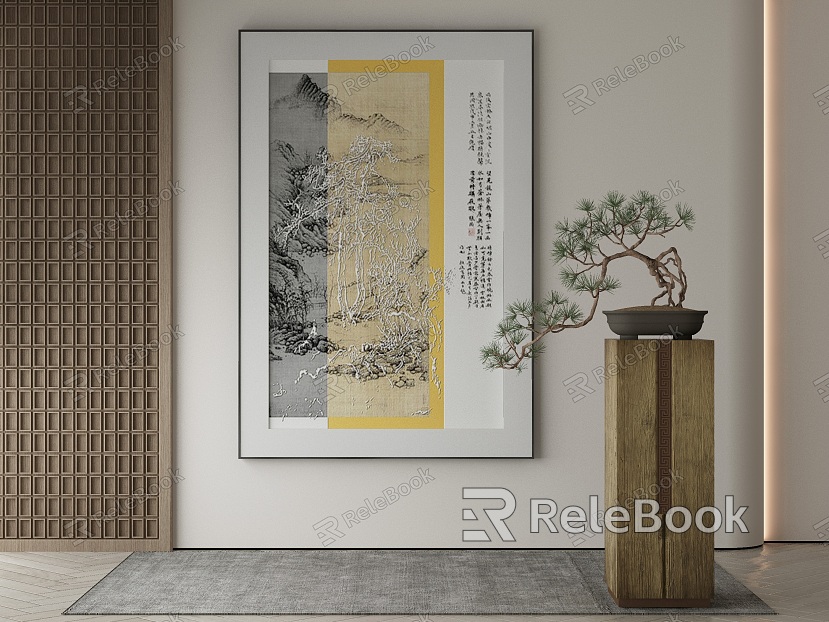 New Chinese Decorative Painting model