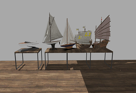 Modern Sailing 3d model