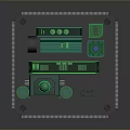 Computer Cooling System Featuring Green Modular Design Heat Sink Pipes And Fans