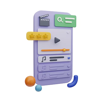 Modern Mobile Phone Smart Phone Cartoon Mobile Phone 3d model