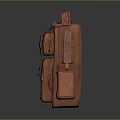 Brown Multi Pocket Functional Durable Backpack For Daily Use And Travel